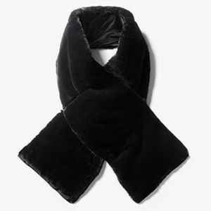 Michael Kors Faux Fur Packable Puffer Scarf